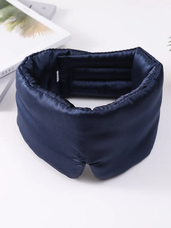 One Piece Silk Sleep Eye Mask With Velcro - Image 40