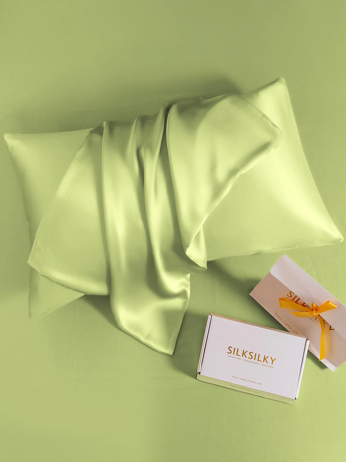 2Pcs 19Momme Pure Silk Pillowcases Bundle - Envelope - Image 120
