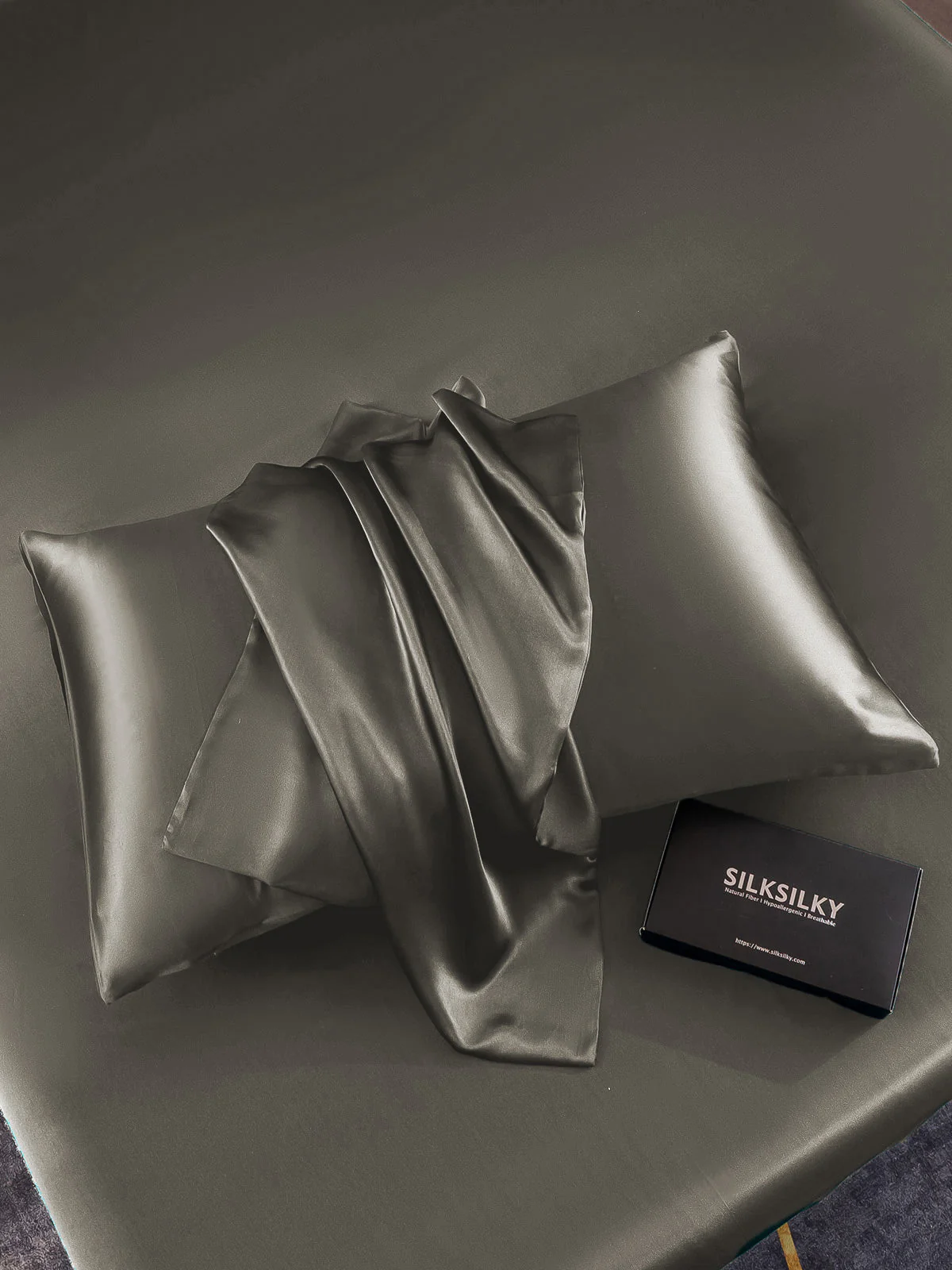 2Pcs 19Momme Pure Silk Pillowcases Bundle - Envelope - Image 30