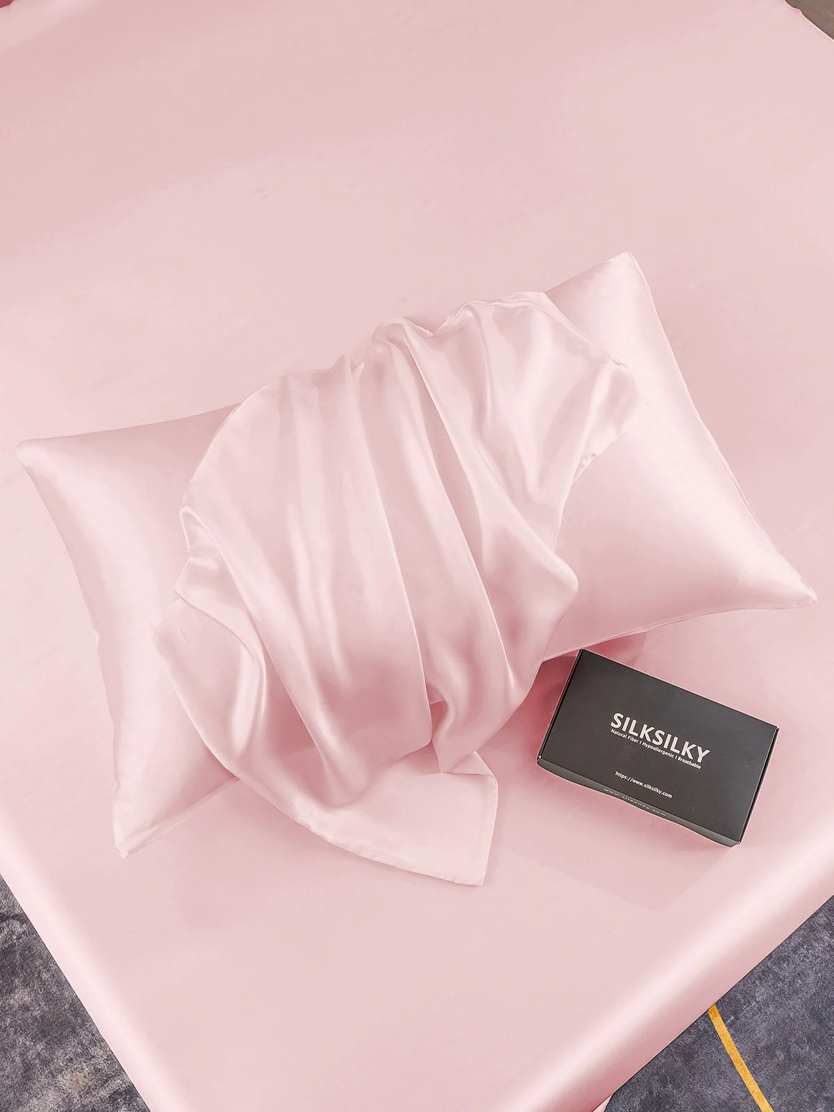 2Pcs 19Momme Pure Silk Pillowcases Bundle - Envelope - Image 36