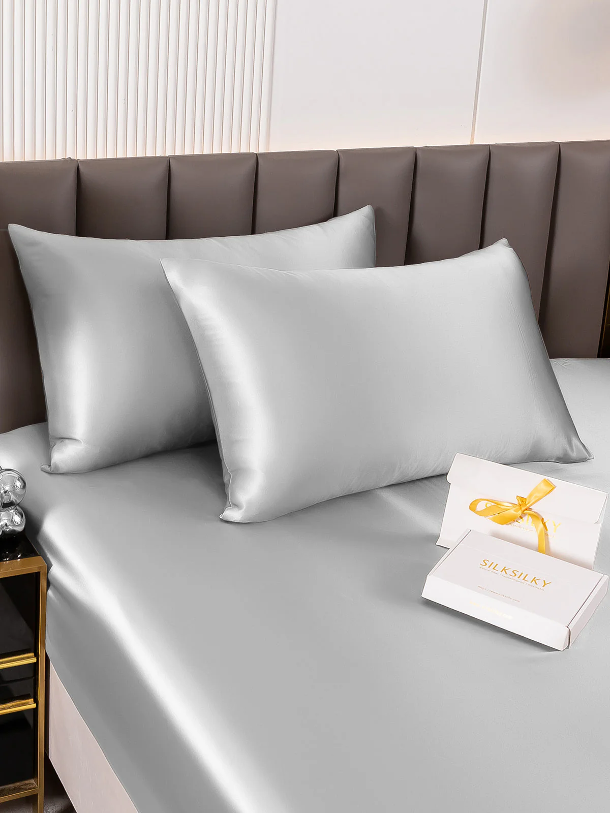 2Pcs 19Momme Pure Silk Pillowcases Bundle - Envelope - Image 57